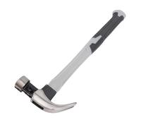 Cocoarm Martillo para Acampar Mazo para Tienda de Campaña de Fibra de Carbono con Cuerno Magnético Cabeza de Hierro Agarre de Goma 2 en 1 Tirador de Clavos y Uso con una Sola Mano para Acampar (13