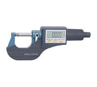 Cocoarm Micrómetro Digital Micrómetro Electrónico Rango de Medición de 0-25 Mm Resolución de 0,001 Mm ABS Conversión Relativa y Absoluta en Pulgadas para Maquinistas Inspección Metalúrgica