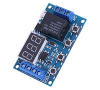 Cocoarm Módulo de Relé de Temporización con Aislamiento Óptico y Memoria | Conmutación programable para bombas de iluminación, entrada de 6 V a 30 V, control de ciclo de repetición retardada