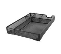 Cocoarm Organizador de Cajón de Malla Metálica, 5 Compartimentos Estable | Cesta de Almacenamiento de Malla de Acero para Escritorio, Bandeja Multifuncional para Archivos, Carpetas y Correo, Diseño