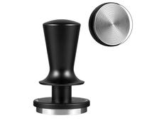 Cocoarm Pisón de café Calibrado, Doble Resorte, Base Autonivelante | Prensa manual de café expreso, reinicio automático de control de presión constante, uso en cafetería de superficie corrugada