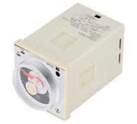 Cocoarm Relé de Tiempo, Temporizador de 8 Pines con Rango de 1.2s a 300h, 220VCA/24VCC/CA para Aplicaciones de Control (24VDC/AC)