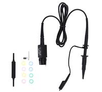 Cocoarm Sonda de Osciloscopio, Sonda de Prueba de Osciloscopio Pasiva ABS, 500MHz 10X P6139B con Cable de 140cm, Entrada de 10MOhm 9pF, Anillos de Color y Accesorios para Técnicos de Pruebas de