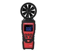 Cocoarm ST6816 Anemómetro Digital ABS Medidor de Velocidad del Viento 0,40 a 30,00 M S LCD con Retención de Datos Promedio Mínimo Mínimo y Visualización de Temperatura para Navegación Windsurf