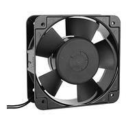 Cocoarm Ventilador de Refrigeración de 15 Cm Ventilador Disipador de Calor 220 V a 240 V Hoja PBT y Marco de Aleación de Aluminio 180 M3 H Rodamiento de Bolas de Flujo de Aire para Equipos