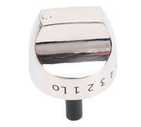 Cocoarm WB03K10265 Perilla de Control, Perilla de Reemplazo para Estufa de Gas de Acero Inoxidable para Modelos CGS985SET1SS CGS985SET2SS CGS985SET3SS, con Acabado Mate para Ajuste