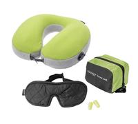 Cocoon - Travel Set 3 Pack - Cojín 11 x 10 x 8 cm wasabi / black