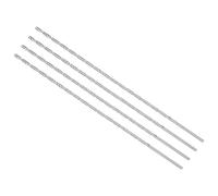 CoCud Brocas Helicoidales Extralargas de 2,5 mm Diámetro y 200 mm Longitud Total, Barrena Helicoidal de Acero de Alta Velocidad para Metal Endurecido Carpintería Plástico Aluminio, 4pcs