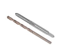 CoCud Macho y Taladro Juego, M3.5 x 0.6 Macho Rosca 2,9mm Diámetro, Métrico Máquina Rosca Macho y Helicoidal Taladro Herramienta Kit para Roscado Reparación, 1 Juego