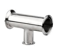 codo, 1 Uds. Abrazadera reductora de acero inoxidable OD 19mm 25 32 38 45 51mm, virola sanitaria Conector en T 3 vías accesorio tubería,5 "-2" Tri abrazadera(32 * 19 Ferrule 50.5 * 50.5)