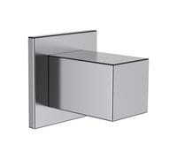 Codo de conexión LAUFEN Quadriga, con desconector, proyección 42mm, 55x55mm, HF901159441000, Color: acero inoxidable