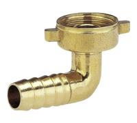 Codo de latón GARDENA: codo de latón con rosca de 26.5 mm (G 3/4 "), para manguera de 13 mm (1/2"), para un fácil cambio de dirección (7286-20)