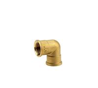Codo de latón GARDENA con rosca interna: codo con rosca de 26.5 mm (G 3/4 "), para cambiar la dirección de tuberías o mangueras (7280-20)