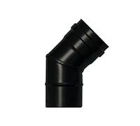Codo Estufa Pellet Vitrificado Ø80 mm 45°