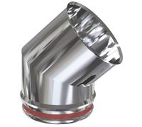Codo inox 45º ø 150