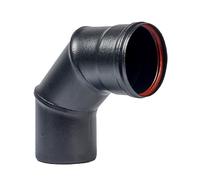 Codo pellet 100 mm 90º