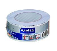 Cofan 10390010 - Cinta (aluminio, 50 mm x 45 m, 30 micras)