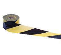 Cofan 11000305 Cinta Balizamiento, Amarillo y Negro, 80 mm x 200 m