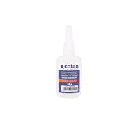 Cofan Adhesivo cianoacrilato alta viscosidad instantáneo transparente multiusos 50 g