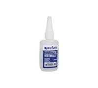 Cofan Adhesivo cianoacrilato de media viscosidad | Cantidad: 3 g, 20 g o 50 g | Pegamento instantáneo de cianoacrilato transparente | Multiusos