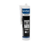 Cofan Adhesivo MS Turbo Extrafuerte en Color Blanco | Pegado Elástico para una Variedad de Substratos | Envase de 290 ml