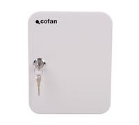 Cofan Armario para llaves con cerradura, acero, instalación a la pared, para 20 llaves
