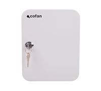 Cofan Armario para llaves – Caja fuerte de acero con cerradura, 2 llaves, kit fijación, 40 llaves