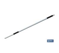 COFAN - Barra de metal para cepillo lavacoches con enchufe rápido grande