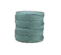 Cofan Bobina de cordón trenzado de polipropileno, diámetro 5 mm, 200 m, blanco/verde