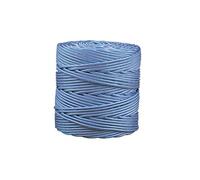 Cofan Bobina de cordón trenzado de polipropileno – Diámetro 5 mm – 200 m – Blanco/Azul