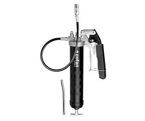 Cofan Bomba de engrase Dual de Pistola y Palanca | Adecuada para Cartucho de 400 g | con Manguera Flexible y Boquilla hidráulica