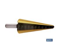 Cofan Brocas Escalonadas HSS TIN Normal 1 UNIDADES