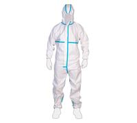 Cofan Buzo de protección fitosanitaria con capucha | Color: blanco | EN ISO 27065 Nivel C2 | Tipo 4/5/6 Cat. III | Antiestático | Talla M (Trabajo, Blanco, L)
