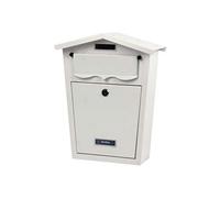 Cofan – Buzón de correo para exterior 360 x 290 x 105 mm Blanco, negro y verde