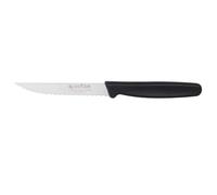 Cofan Cuchillos de cocina – Caja de 25, hoja inoxidable 10,5 cm, filo microdentado, mango negro