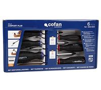 Cofan Caja de destornilladores 3 planos + 3 Phillips Comfort plus – caja cartón con display interior
