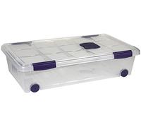 Cofan Caja de ordenación Ricordi con ruedas 30 litros polipropileno 73x41x18 cm