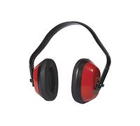 Cofan Casco Anti-Ruido | Color Rojo | Protección Auditiva | SNR:27db | EN 352-1