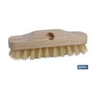 Cofan - Cepillo Buque Manual de Fibras de Plástico para Fregar Superficies Duras