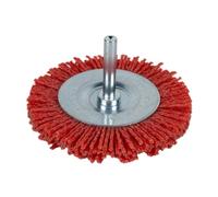 Cofan Cepillo Circular con Filamentos Abrasivos de Nylon | Diámetro de 6 mm x 100 mm | Para pulir, esmerilar, eliminar óxido, etc.