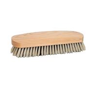 Cofan Cepillo de Ropa | Fibras de PVC Suaves y Resistentes | Mango ergonómico de Madera | Adecuado para Limpieza de Zapatos, tapicería, Ropa | Longitud: 18,5 cm