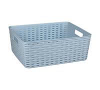 Cofan | Cesta Multiusos | Capacidad 12 L | Cesta de Almacenaje | Cesta Organizadora | Color Azul | Pack de 6 | Venta Unitaria