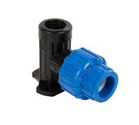 Cofan Codo 90° para grifo rosca hembra PP PN16 20 x 1/2" Venta unitaria