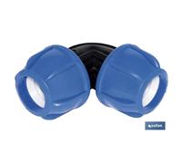 Cofan Codo 90° para Tuberías de Polietileno PE | Diferentes Medidas de Diametro