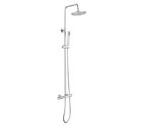 Cofan Columna de Ducha con Grifería MonoMando | 5 Piezas |Fabricado en ABS Cromado