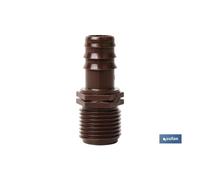 Cofan - Conector de Empalme Mixto para Riego por Goteo y Aspersión | Rosca 3/4" | Uso Versátil