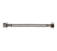 Cofan Conexión Flexible | Macho/Hembra | Acero Inoxidable | M 3/8" - H 3/8" | 30 cm de Longitud | Para lavabo, grifo y cocina