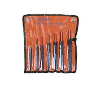 Cofan Conjunto de botadores cilíndricos 7 piezas acero al cromo vanadio endurecido 1,5 a 6 mm