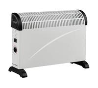 Cofan Convector radiante con termostato regulable, 2000 W, 3 niveles, antivuelco y asa de transporte