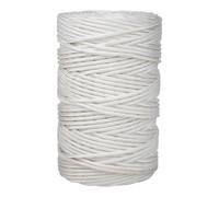 Cofan Cordón Reforzado para Tendederos de Pared | Cuerda Tendedero Poliéster | Rollo 5 Mm X 200 Metros | Blanco